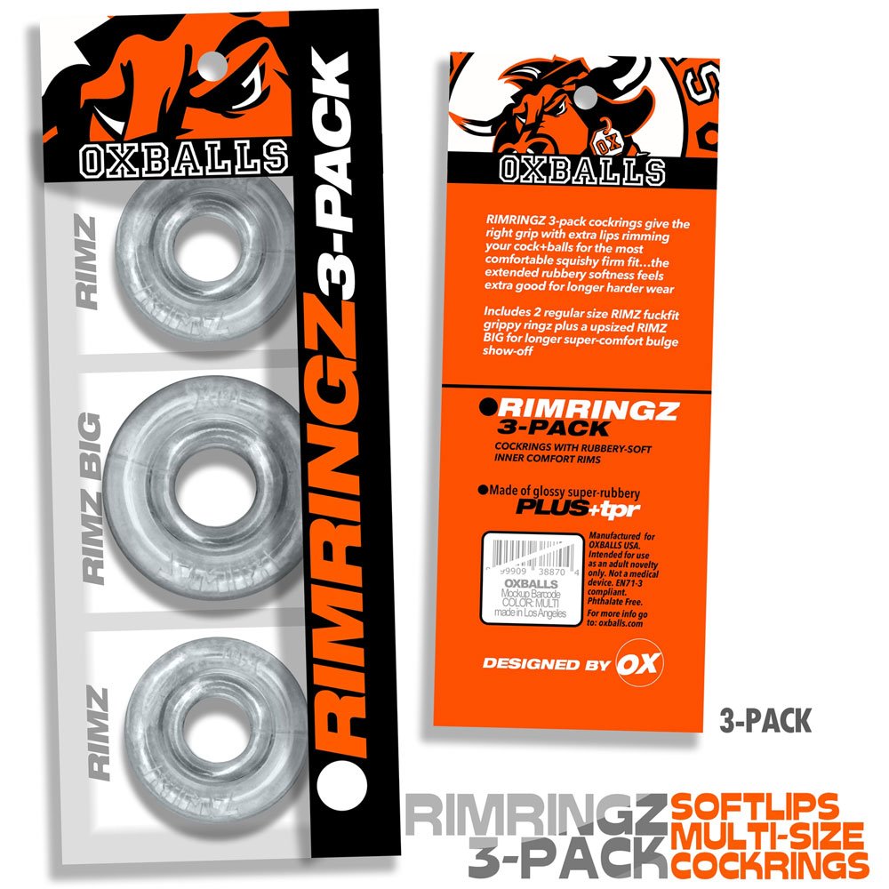 rimringzmulti-size-3-pack-clear RimringzMulti Size 3 Pack- Clear - Image 1