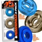 Rimringz Multi-Size 3-Pack Cock Ring – Cool Blues - Image 2