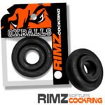 Rimz Single Cock Ring – Black, TPE - Image 2