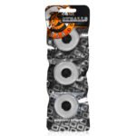 Ringer 3-Pack Do-Nut-1 Cock Ring – Clear - Image 2