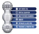 RIZE Feelz Clear Stroker with Three Texture Chambers - Image 4