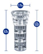 Rize - Luz - Glow in the Dark Self- Lubricating Stroker - Clear - Image 3