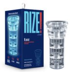 Rize - Luz - Glow in the Dark Self- Lubricating Stroker - Clear - Image 7
