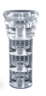 Rize - Luz - Glow in the Dark Self- Lubricating Stroker - Clear - Image 8