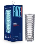 Rize - Ribz - Glow in the Dark Self - Lubricating Stroker - Clear - Image 7