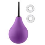 Cloud 9 Fresh and Deluxe Anal Soft Tip Enema Douche 7.6oz With Ez Squeeze Bulb and 2 C-Rings - Image 3