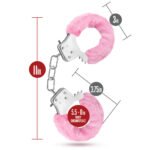 Temptasia Cuffs Adjustable Stainless Steel Wrist Restraints – Pink - Image 2