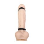 Rocketeer Triple Ring Vibrating Cock Sheath – Black - Image 10