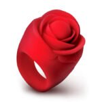 Rose Ring Discreet Finger Vibrator – Red - Image 2