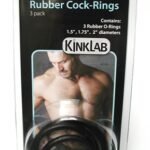 Rubber Cock Rings 3 Pack