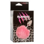 Running Wild Bunny Tail Anal Plug with Synthetic Fur Tail – Pink - Image 4
