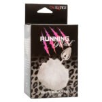 Running Wild Bunny Tail Anal Plug with Synthetic Fur Tail – White - Image 2