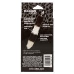 Running Wild Tail Anal Plug with Synthetic Fur Tail – Black/White - Image 3