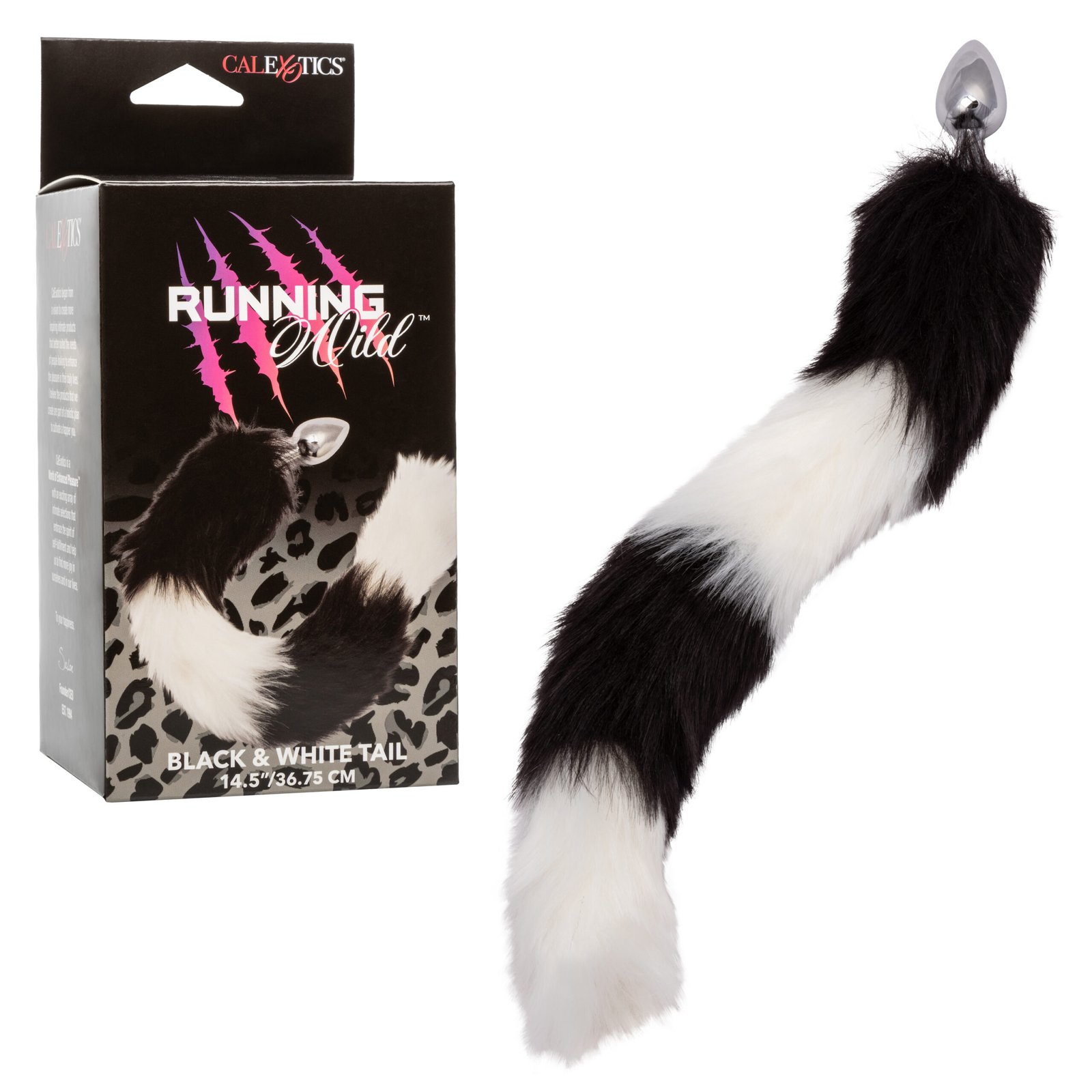 running-wild-tail-blackwhite Running Wild Tail - Black/white - Image 1