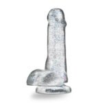 Naturally Yours - 6 Inch Glitter Cock - Sparkling Clear - Image 3