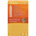 Trojan Stimulations Ulta Ribbed - 12 Pack - Image 3