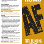 Numb Af - Anal Desensitizing Gel - Unflavored - 1.5 Fl. Oz.