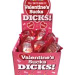Valentines Sucks Dicks Candy- Display of 100 Ct.