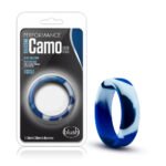 Performance - Silicone Camo Cock Ring - Blue Camoflauge - Image 2