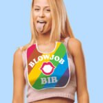 Blow Job Bib - Rainbow