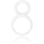 Ofinity Double Ring – Clear, Phthalate-Free Cock Ring - Image 2