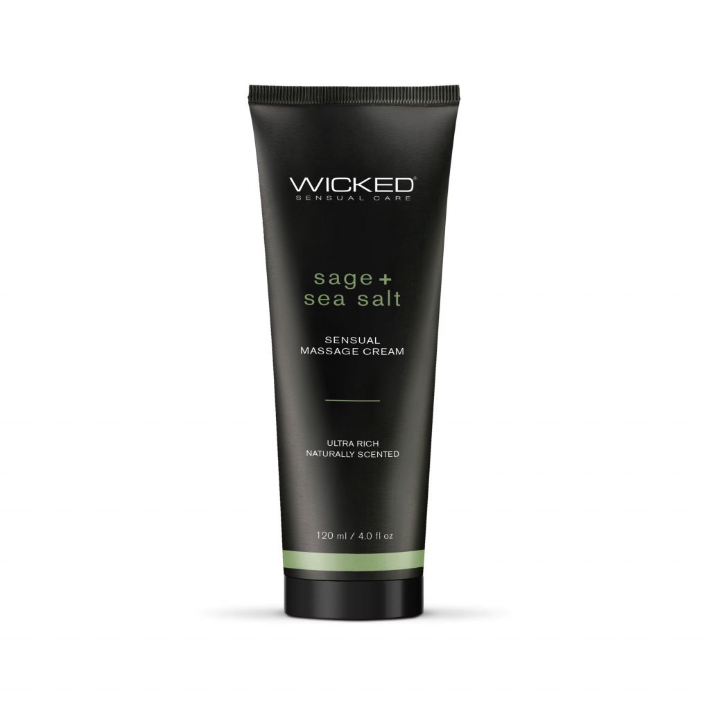 sage-and-sea-salt-scented-sensual-massage-cream-4-oz Sage and Sea Salt - Scented Sensual Massage Cream - 4 Oz - Image 1