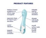 Satisfyer Air Pump Vibrator 5 Plus Inflatable G-Spot Vibrator - Blue - Image 2