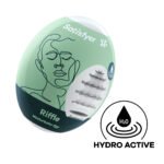 Satisfyer Masturbator Egg - Riffle - Light Green - Image 2