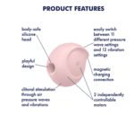 Satisfyer Sugar Rush - Air Pulse Stimulator Plus Vibration - Rose