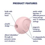 Satisfyer Sugar Rush - Air Pulse Stimulator Plus Vibration - Rose
