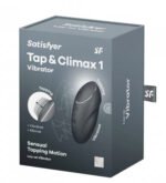 Satisfyer Tap and Climax 1 Vibrator - Grey - Image 3