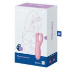 Satisfyer Threesome 4 Rechargeable Vibrator with App Control – Pink - Image 4