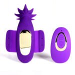 Sativa 10-Function Remote Control Panty Vibrator - 420 Series - Purple - Image 4