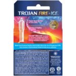 Trojan Fire and Ice Dual Action Lubricated Condoms - 3 Pack - Image 2