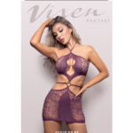 Focus on Me Cut-Out Halter Dress - Os - Purple Wisteria