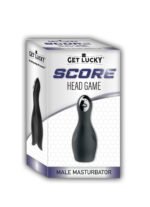 Score Head Game Vibrating Masturbator – Black - Image 4