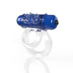 Screaming O 4b - Double O Super Powered Vibrating Double Ring - Blueberry - Image 3