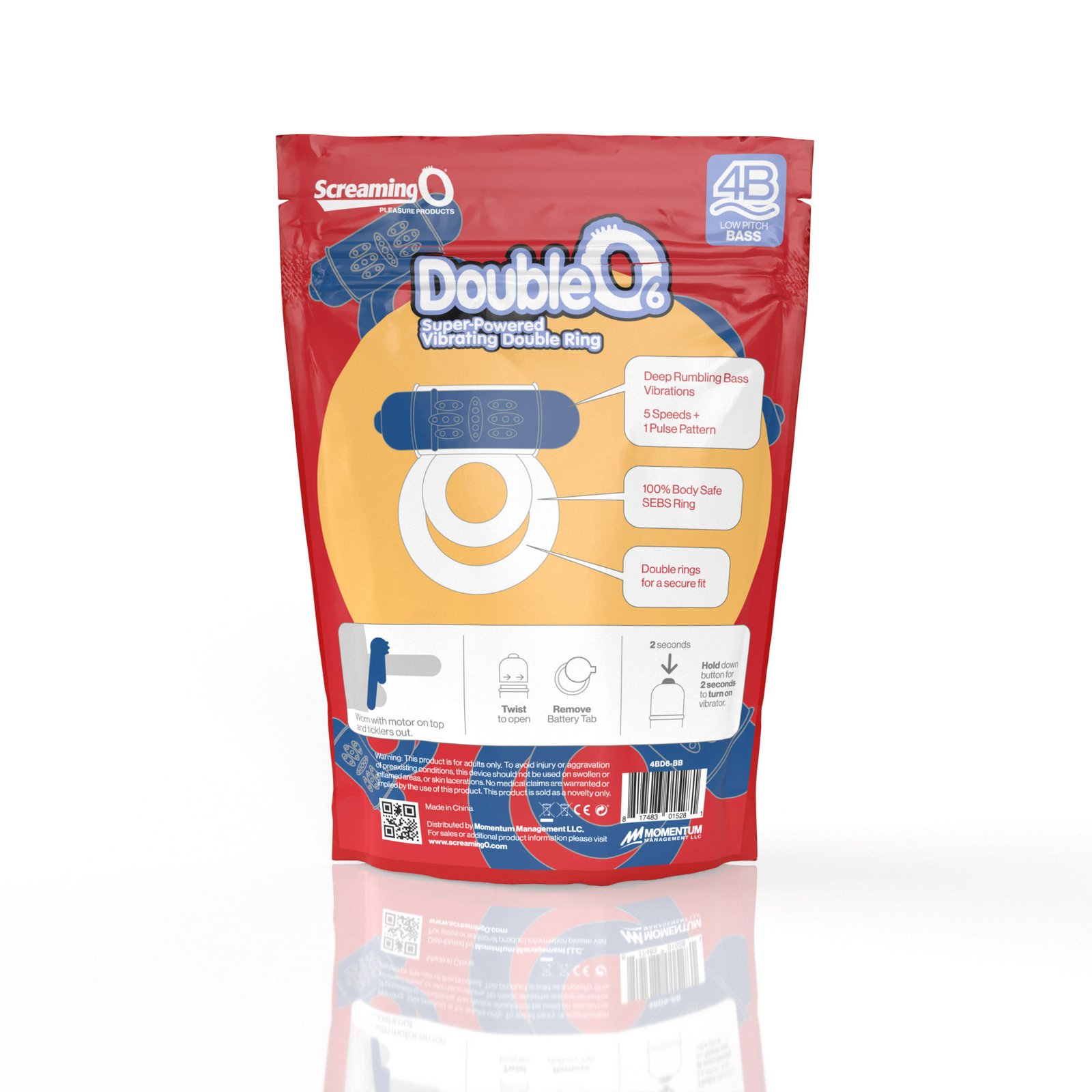 screaming-o-4b-double-o-super-powered-vibrating-double-ring-blueberry Screaming O 4b - Double O Super Powered Vibrating Double Ring - Blueberry - Image 1