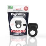 Screaming O - Big O Ritz Rechargeable Vibe Ring - Black - Image 5