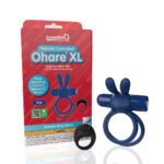 Screaming O Remote Controlled Ohare XL Vibrating Ring - Blue - Image 4