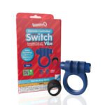 Screaming O Remote Controlled Switch Vibrating Ring – Blue - Image 4