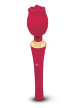 Secret Kisses Rosegasm Bouquet Rose Wand Vibrator – Red - Image 3