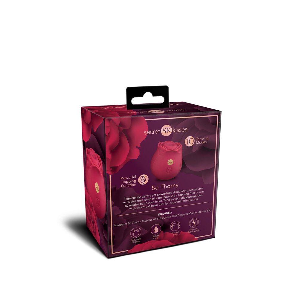 secret-kisses-rosegasm-so-thorny-vibe-red Secret Kisses Rosegasm So Thorny Vibe - Red - Image 1