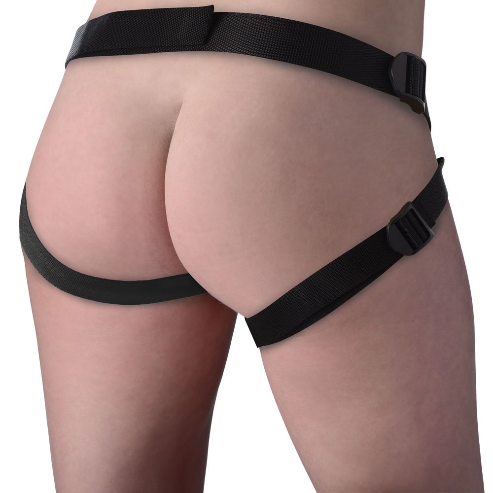seducer-7-inch-silicone-dildo-with-harness Seducer 7 Inch Silicone Dildo With Harness - Image 1