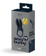 Sexy Bunny Rechargeable Ring - Black Pearl - Image 3