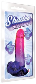 Shades - 8 Inch Gradient Dong - Pink and Plum - Image 2