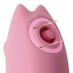 Shegasm Kitty Licker 5x Triple Clit Stimulator - Pink - Image 5
