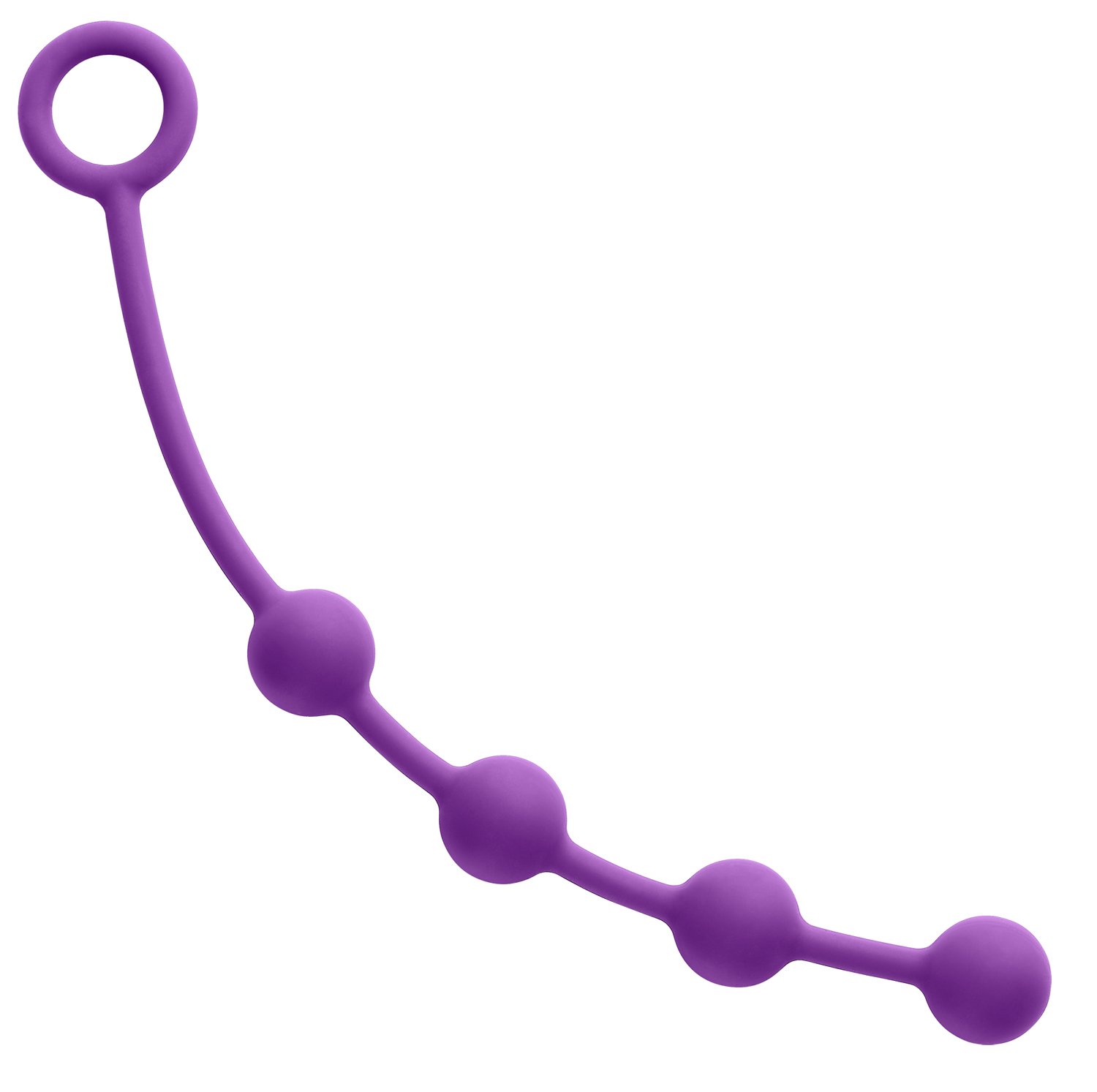 silicone-anal-bead-small-plum Silicone Anal Bead Small Plum - Image 1