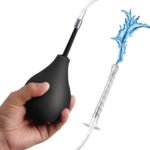 Silicone Enema Bulb Kit with Three Interchangeable Attachments – Black - Image 5