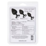 Silicone Gem Anal Plug Kit – 3-Piece Graduated Set – Black - Image 5